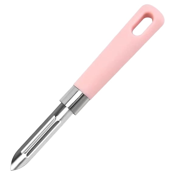 Home Veggie Peeling Tool, Torqee Comfort Grip Fruit Peeler, Practical Cooking Gadget, for Daily Meal Prep, Fresh Veggie Trimming and Household Food Processing, Pink