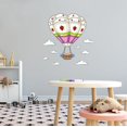 thumbnail image 1 of Home Wall Decal - 0 - Cute Hot Air Balloon Design Colourful Groovy Fruit themed Hot Air Balloon - Proudly Hand Made Decal - Size: 40 In(W) x 40 In(H), 1 of 5