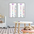 thumbnail image 1 of Home Wall Decal - 9 X 1 = 9 , 7 X 1 = 7 - Cute Learning Design Cute Multiplication Table Of Nine & Seven - Proudly Hand Made Decal - Size: 40 In(W) x 28 In(H), 1 of 5