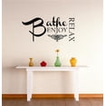 thumbnail image 1 of Home Wall Decals Bathe Enjoy Relax Tub Bedroom Stickers DIY Removable Originality Stickers - Size: 30 In x 43 In, 1 of 3