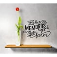 thumbnail image 1 of Custom Wall Decal Vinyl Sticker : The Best Memories Are Made On The Farm Quote Peel & Stick Mural 12x18 Inches, 1 of 3