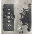 thumbnail image 1 of Home Wall Decor,Gothic Spider Web Floating Wall Shelf, Black Hollow Cutout Wall Mount Display Rack, Halloween Decor Hanging Shelf with 3 Styles, 1 of 9