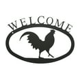 thumbnail image 1 of Home Wall Decorative Indoor Black Rooster - Welcome Sign Small, 1 of 2