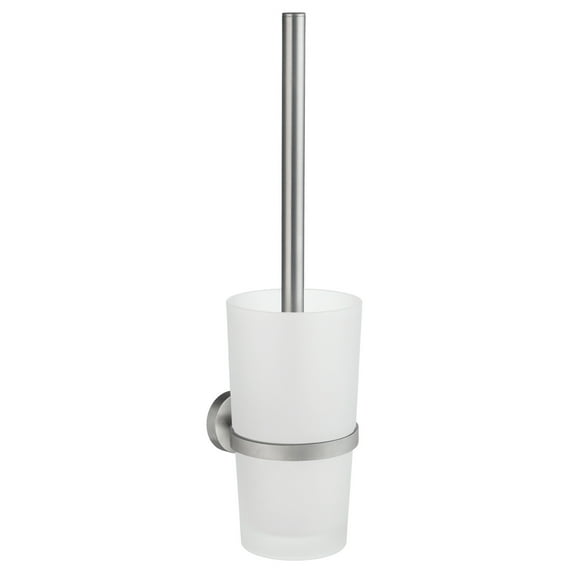 Home Wall Mount Toilet Brush/Glass