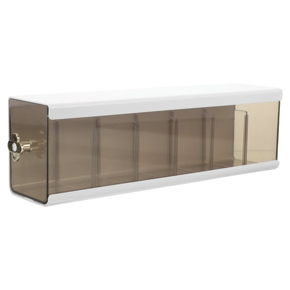 Home Wardrobe Wall Hanging Storage Box Clothes Drawer Organizer Drawers Underware Abs White