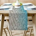 thumbnail image 1 of Home Wave Pattern Table Decor Tablecloth Modern Home Linen Kitchen Dinner Table Runner Dining Room Table Decor Accessories, 1 of 5