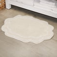 thumbnail image 1 of Home Weavers Allure Collection 100% Cotton Bath Rug 17"x24", Soft & Absorbent Bathroom Rug, Non-Slip Backing, Quick Dry, Machine Washable Bath Mat for Floor, Shower & Tub, Ivory, 1 of 9
