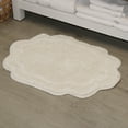 thumbnail image 1 of 100% Cotton Softness & Absorbency: Made from premium cotton, this bath rug offers plush softness and excellent moisture absorption, keeping your bathroom floor dry and cozy., 1 of 9