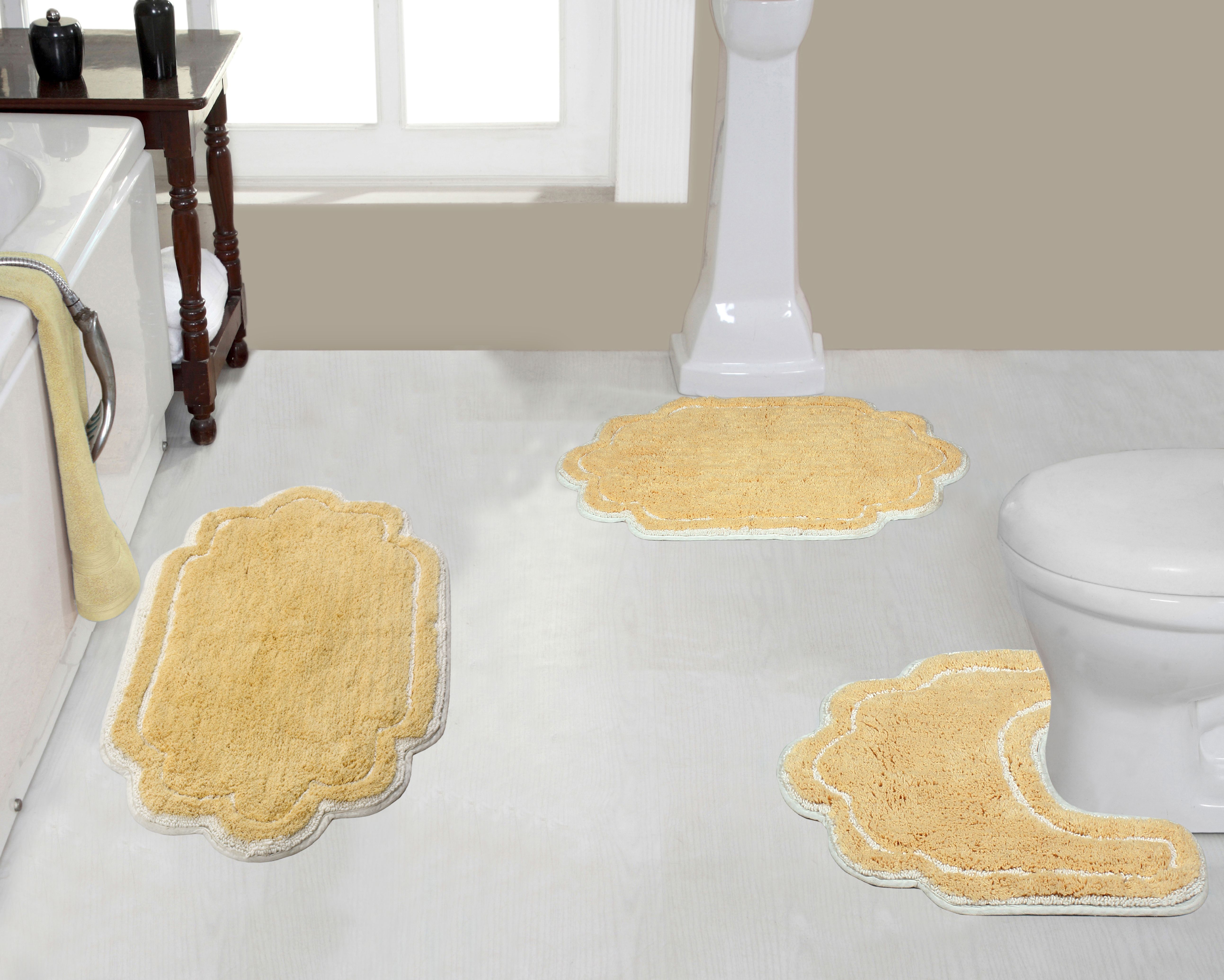 Home Weavers Allure Collection 100 Cotton Tufted and Absorbent Bath