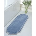 thumbnail image 1 of Home Weavers Allure Collection Bathroom Rug 100% Cotton Tufted Bathroom Rug, Soft and Absorbent Bath Rugs, Non-Slip Bath Rug, Machine Wash Dry Bath Mats for Bathroom Floor- 21"x54" Runner, Blue, 1 of 9