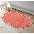 thumbnail image 1 of Home Weavers Allure Collection Bathroom Rug 100% Cotton Tufted Bathroom Rug, Soft & Absorbent Bath Rugs, Non-Slip Bath Rug, Machine Wash Dry Bath Mats - 24"x40" Bath Rug, Coral, 1 of 9