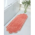 thumbnail image 1 of Home Weavers Allure Collection Bathroom Rug 100% Cotton Tufted Bathroom Rug, Soft and Absorbent Bath Rugs, Non-Slip Bath Rug, Machine Wash Dry Bath Mats for Bathroom Floor- 21"x54" Runner, Coral, 1 of 9