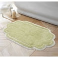 thumbnail image 1 of Home Weavers Allure Collection Bathroom Rug 100% Cotton Tufted Bathroom Rug, Soft & Absorbent Bath Rugs, Non-Slip Bath Rug, Machine Wash Dry Bath Mats - 24"x40" Bath Rug, Green, 1 of 9