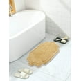 thumbnail image 1 of Home Weavers Allure Collection Bathroom Rug Cotton Tufted Bathroom Rug, Soft and Absorbent Bath Rugs, Non-Slip Bath Rug, Machine Wash Dry Bath Mats for Bathroom Floor- 17"x24" Bath Rug, Yellow, 1 of 9