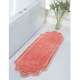 thumbnail image 1 of Home Weavers Allure Collection Bathroom Rug 100% Cotton Tufted Bathroom Rug, Soft and Absorbent Bath Rugs, Non-Slip Bath Rug, Machine Wash Dry Bath Mats for Bathroom Floor- 21"x54" Runner, Coral, 1 of 9