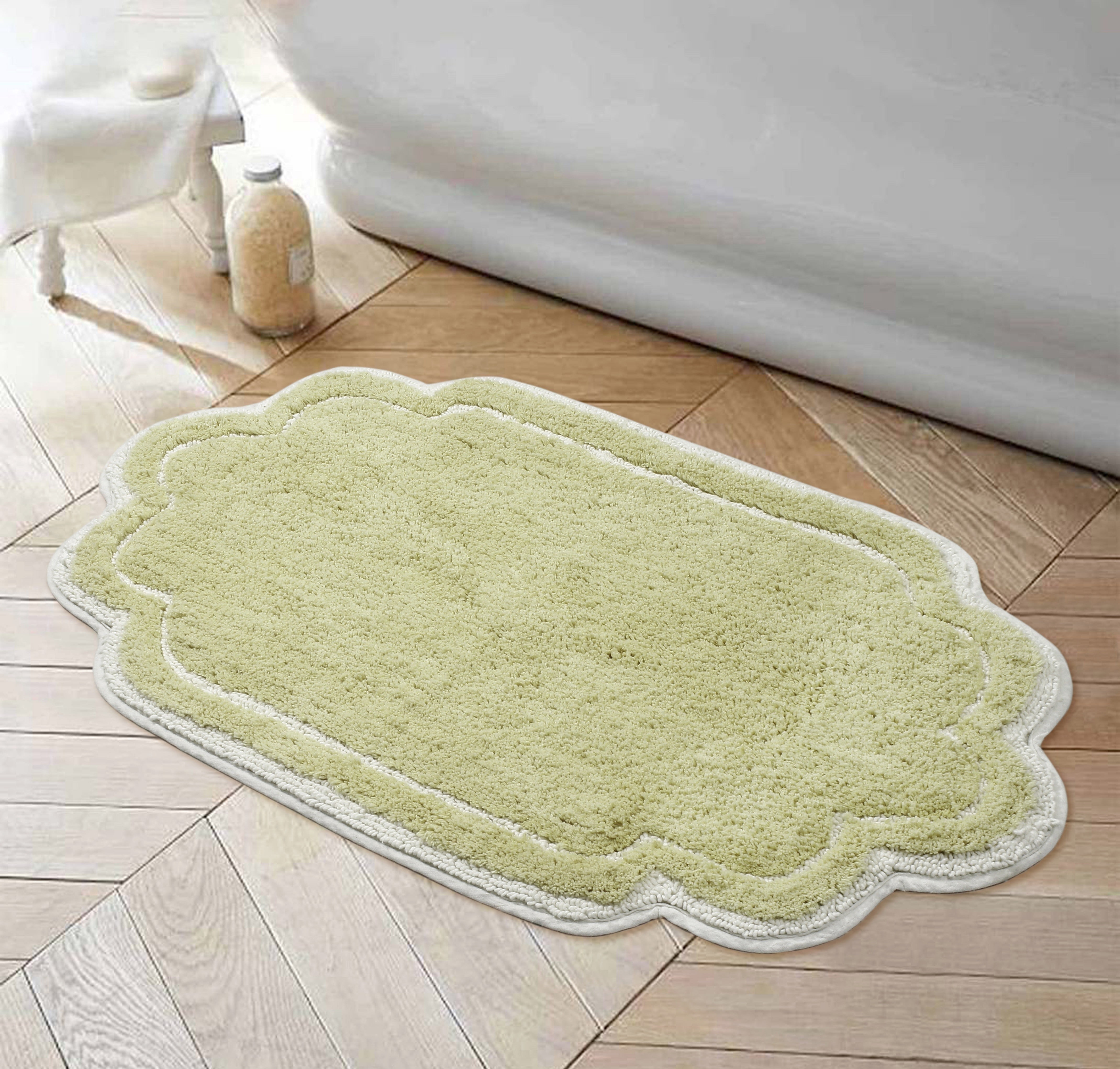 Home Weavers Allure 100% Cotton Tufted Bath Rug, Soft, Absorbent, Non ...