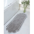 thumbnail image 1 of Home Weavers Allure Collection Bath Runner, 100% Cotton Tufted, Soft Absorbent, 21"x54", Gray, 1 of 9