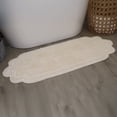 thumbnail image 1 of Home Weavers Allure Collection Cotton Bathroom Runner Rug 21"x54", Soft Absorbent Non-Slip Long Mat, Quick Dry, Machine Washable Floor Runner for Bathroom & Hallway, Ivory, 1 of 9