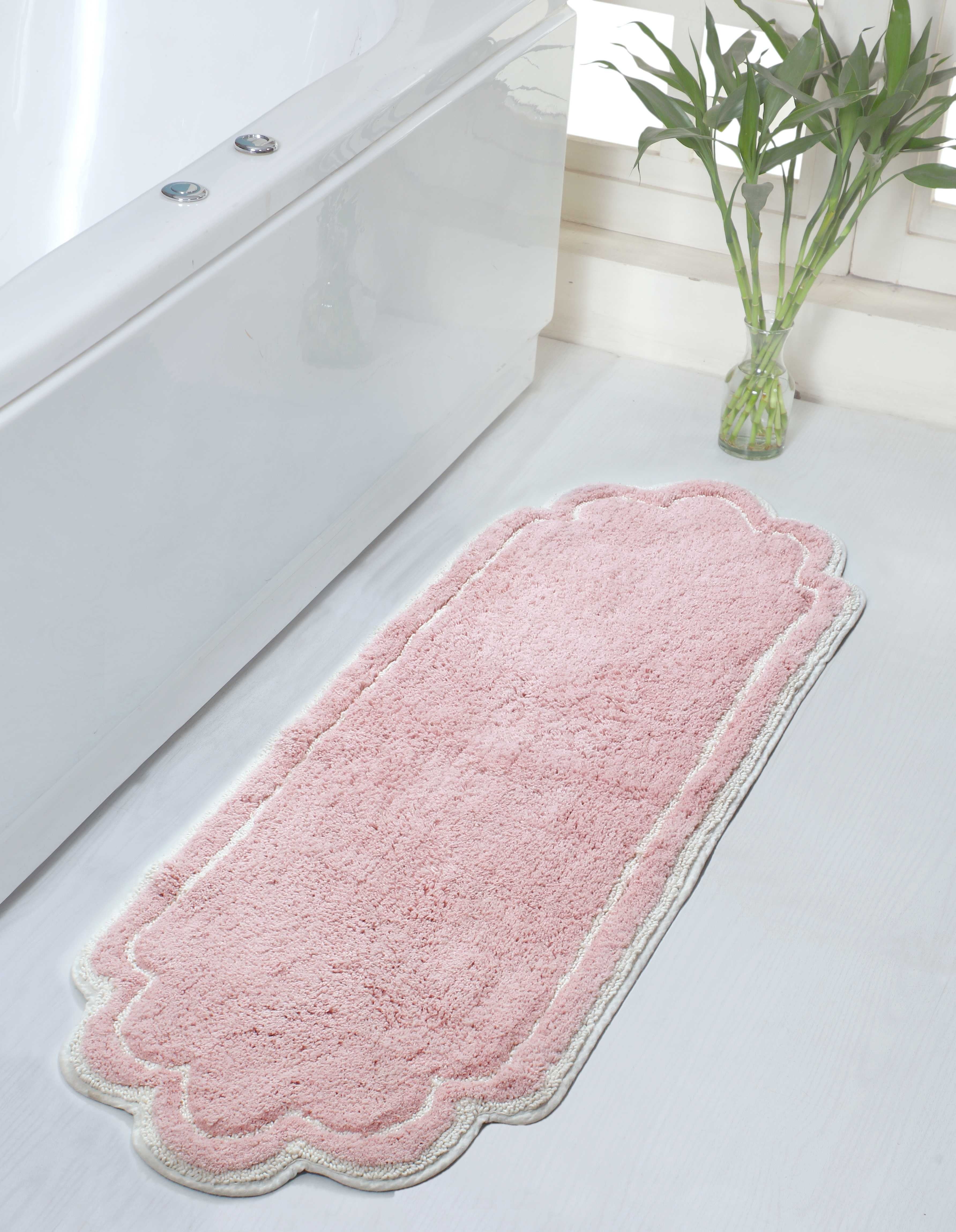 Home Weavers Allure Collection Rugs 100 Cotton Tufted Bathroom Rug