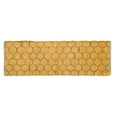 thumbnail image 1 of Home Weavers Beehive Modern Collection Living Room Rug, Machine Washable Reversible Area Rugs, Rug For Living Room, Soft Foldable Indoor Floor Carpet, Easy To Clean, 2' x 6', Yellow, 1 of 2