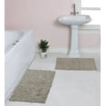 thumbnail image 1 of Home Weavers Bell Flower Collection 100% Cotton Non-Slip Bathroom Rug Set Machine Washable Bath Rug-21"x34", Bathroom Rug- 24"x40", Linen Color 2 Piece Bath Rug set, 1 of 9