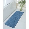 thumbnail image 1 of Home Weavers Bell Flower Collection Bathroom Rug 100% Cotton Tufted Bath Rugs, Soft Absorbent Bath Rugs, Non-Slip Bath Mats, Machine Washable, Bath Mats for Bathroom Floor, 21"x54" Runner, Sky Blue, 1 of 8