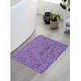 thumbnail image 1 of Home Weavers Bell Flower Collection Bath Rug, 100% Cotton Tufted, Soft & Absorbent, Non-Slip, 17"x24" Rectangle, Yellow, 1 of 9
