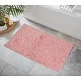thumbnail image 1 of Home Weavers Bell Flower Collection Bathroom Rug 100% Cotton Tufted Bath Rugs, Soft Absorbent Bath Rugs, Non-Slip Bath Mats, Machine Washable, Bath Mats for Bathroom Floor, 24"x40" Rectangle, Pink, 1 of 9