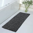 thumbnail image 1 of Home Weavers Bell Flower Collection Bathroom Rug 100% Cotton Tufted Bath Rugs, Soft Absorbent Bath Rugs, Non-Slip Bath Mats, Machine Washable, Bath Matsand Tub, 21"x54" Runner, Gray, 1 of 9