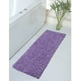 thumbnail image 1 of Home Weavers Bell Flower Collection Bathroom Rug 100% Cotton Tufted Bath Rugs, Soft Absorbent Bath Rugs, Non-Slip Bath Mats, Machine Washable, Bath Matsand Tub, 21"x54" Runner Purple, 1 of 9