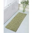 thumbnail image 1 of Home Weavers Bell Flower Collection Bathroom Rug 100% Cotton Tufted Bath Rugs, Soft Absorbent Bath Rugs, Non-Slip Bath Mats, Machine Washable, Bath Matsand Tub, 21"x54" Runner, Green, 1 of 9