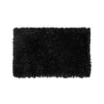 thumbnail image 1 of Home Weavers Bella Premium Jersey Shaggy Living Room Rug, Machine Washable Area Rugs, Rug For Living Room, Non Slip Accent Rugs, Soft Foldable Indoor Floor Rug, Easy To Clean, 5' x 8', Black, 1 of 2