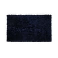 thumbnail image 1 of Home Weavers Bella Premium Jersey Shaggy Living Room Rug, Machine Washable Area Rugs, Rug For Living Room, NonSlip Accent Rugs, Soft Foldable Indoor Floor Carpet, Easy To Clean, 3'5" x 5'5", Navy Blue, 1 of 2
