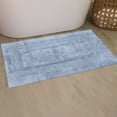 thumbnail image 1 of Home Weavers Classy Bathmat 100% Cotton Tufted Bath Rug, Extra Soft and Absorbent Bath Rugs, Non-Slip Bath Mats, Machine Washable bath rugs for Bathroom, 24"x40" Rectangle, Blue, 1 of 9