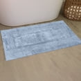 thumbnail image 1 of Home Weavers Classy Bathmat 100% Cotton Tufted Bath Rug, Extra Soft and Absorbent Bath Rugs, Machine Washable bath rugs for Bathroom, 21"x34" Rectangle, Blue, 1 of 9