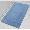 thumbnail image 1 of Home Weavers Classy Bath Mat 100% Cotton Bathroom Rugs Set, Bathroom Decore, Washable Rug, Soft and Absorbent bath Rug, Kitchen Mat, Bath Mat Set, Bath Floor Mat Non Slip, 24"x40" Rectangle, Blue, 1 of 9