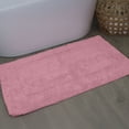 thumbnail image 1 of Home Weavers Classy Bathmat 100% Cotton Tufted Bath Rug, Extra Soft and Absorbent Bath Rugs, Machine Washable bath rugs for Bathroom, 24"x40" Rectangle, Pink, 1 of 10