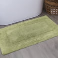 thumbnail image 1 of Home Weavers Classy Bathmat 100% Cotton Tufted Bath Rug, Extra Soft and Absorbent Bath Rugs, Machine Washable bath rugs for Bathroom, 24"x40" Rectangle, Green, 1 of 10