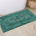 thumbnail image 1 of Home Weavers Classy Bathmat 100% Cotton Tufted Bath Rug, Extra Soft and Absorbent Bath Rugs, Machine Washable bath rugs for Bathroom, 24"x40" Rectangle, Bottle Green, 1 of 10