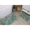 thumbnail image 1 of Essential 2-Piece Bathroom Contour and Toilet Lid Cover Set, Plush Microfiber Contour Rug and Non-Slip Toilet Lid Cover, Ultra Absorbent, Quick-Dry, Machine Washable, Green, 1 of 9