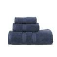 thumbnail image 1 of Home Weavers  Elegance Essentials 550GSM Cotton Zero Twist Super Absorbent Bath Towel Set of 3 Navy - 27"x54", 16"x24", 13"x13", 1 of 5