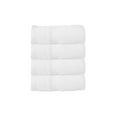 thumbnail image 1 of Home Weavers Elegance Essentials 550GSM 100% Cotton Zero Twist Super Absorbent Hand Towel (Set of 4) - 16"x24", White, 1 of 5