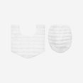 thumbnail image 1 of Home Weavers Essence Microfiber 2-Piece Bath Rug Set, 18" x 18", 20" x 20", White, 1 of 4