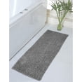 thumbnail image 1 of Home Weavers Fantasia Bathroom Rug 100% Cotton Bathroom Rugs Set, Washable Rug, Soft Cotton and Water Absorbent bath Rug, Kitchen Mat, Bath Rug, Bath Floor Mat Non Slip, 21"x54" Runner, Gray, 1 of 5