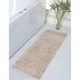 thumbnail image 1 of Home Weavers Fantasia Bathroom Rug 100% Cotton Bathroom Rugs Set, Washable Rug, Soft Cotton and Water Absorbent bath Rug, Kitchen Mat, Bath Rug, Bath Floor Mat Non Slip, 21"x54" Runner, Ivory, 1 of 5