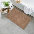 thumbnail image 1 of Home Weavers Fantasia Collection 100% Cotton Bathroom Rugs Set, Machine Washable Rug, Extra Soft and Absorbent bath Rug, Kitchen Mat, Bath Rug, Bath Floor Mat Non Slip, 17"x24" Rectangle, Linen, 1 of 5