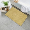 thumbnail image 1 of Home Weavers Fantasia Collection 100% Cotton Bathroom Rugs Set, Machine Washable Rug, Extra Soft and Absorbent bath Rug, Kitchen Mat, Bath Rug, Bath Floor Mat Non Slip, 17"x24" Rectangle, Yellow, 1 of 5