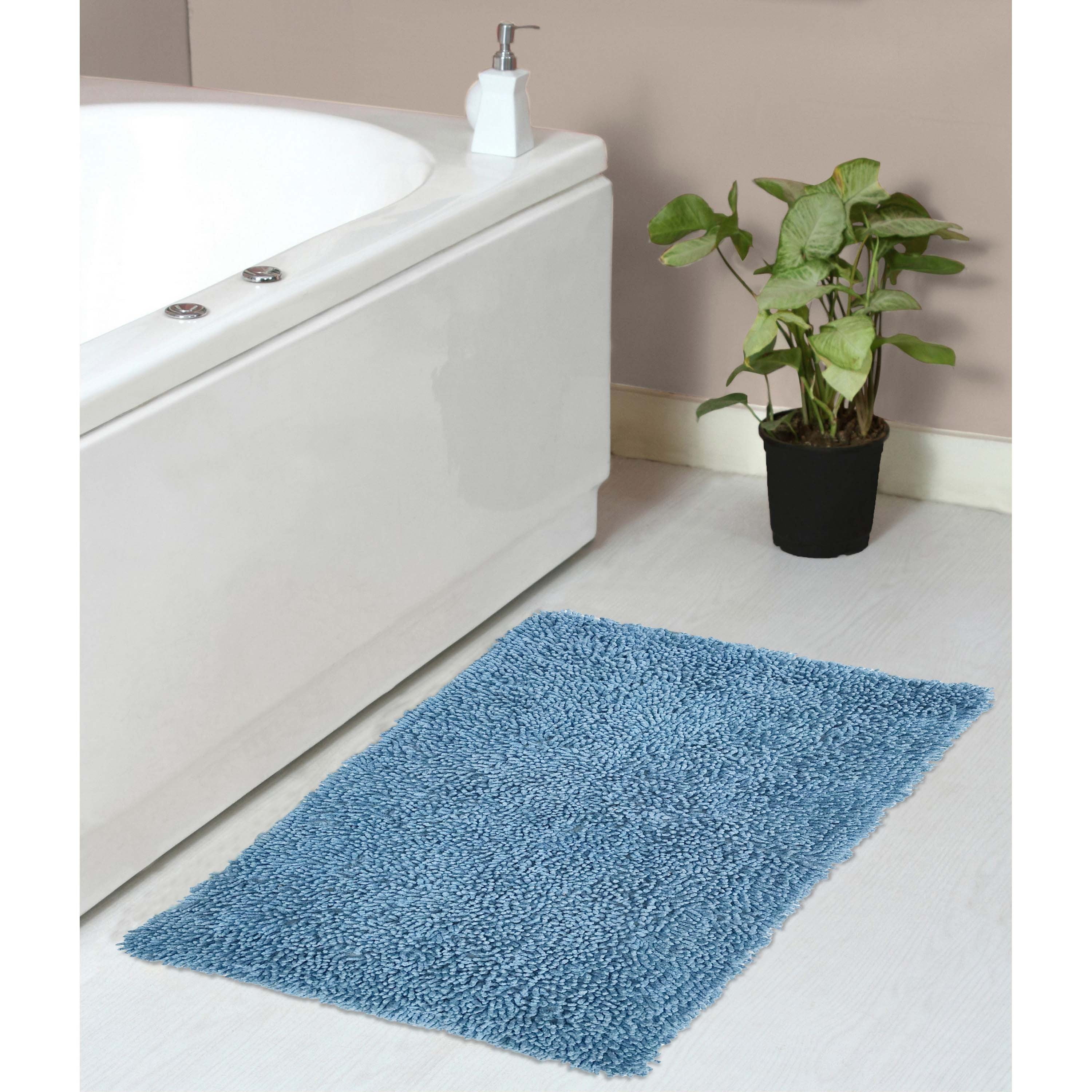 Home Weavers Fantasia Collection 100% Cotton Bathroom Rugs Set, Machine ...