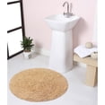 thumbnail image 1 of Home Weavers Fantasia Collection 100% Cotton Tufted Round Shape Bathroom Rug, Soft and Absorbent Bath Rugs, Non-Slip Bath Rug, Machine Wash Dry Bath Mats for Bathroom Floor- 30" Round, Yellow, 1 of 6