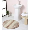 thumbnail image 1 of Home Weavers Gradation Collection 100% Cotton Tufted Round Shape Bathroom Rug, Soft and Absorbent Bath Rugs, Non-Slip Bath Rug, Machine Washable Bath Mats for Bathroom- 30" Round, Beige, 1 of 6